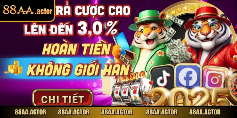 Đánh giá tổng quan 88AA thưởng cá cược đã tay
